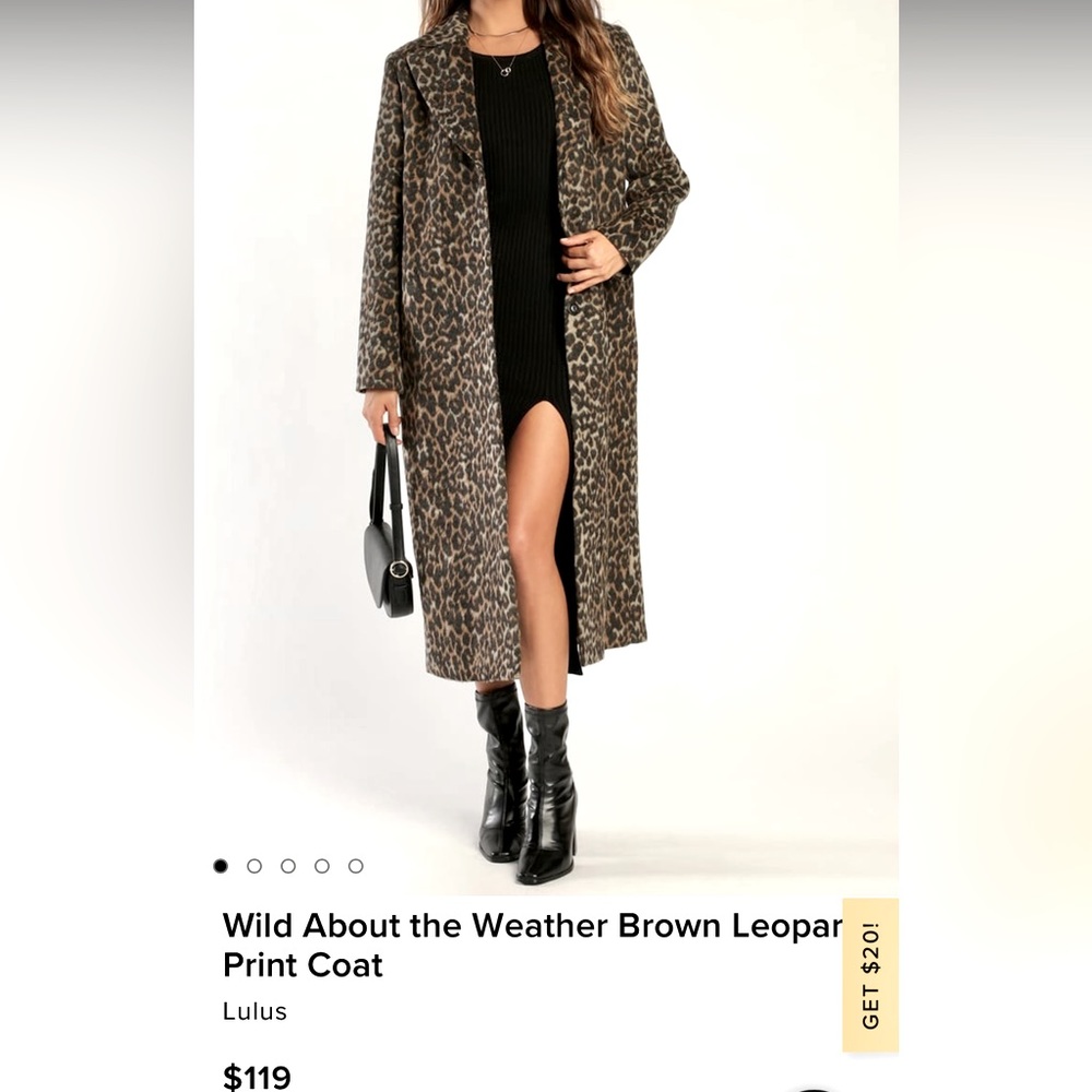 Lulus Leopard Print Duster - Large